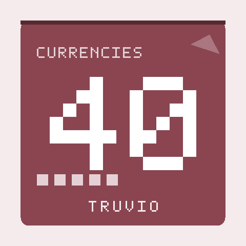Truvio Currency Matrix 40